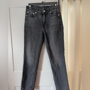 American Eagle Outfitters Black Women's Straight Leg Jeans
